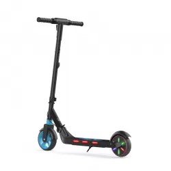 Children Foldable Electric Scooter Multifunctional With Bluetooth Music Colorful Lights Front Shock Absorption Digital Instrument