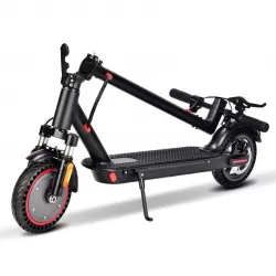 Light Easy Foldable Electric Scooter For Driving Vehicle Upgraded With Front Shock Absorber Colored Lights Both Sides