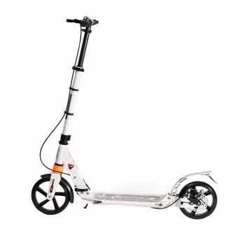 Extra Smooth Stable Ride 20cm Wheel Adult Scooter Large Two Wheel Foldable All Aluminum Youth Scooter With HandBrake