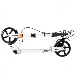 Extra Smooth Stable Ride 20cm Wheel Adult Scooter Large Two Wheel Foldable All Aluminum Youth Scooter With HandBrake