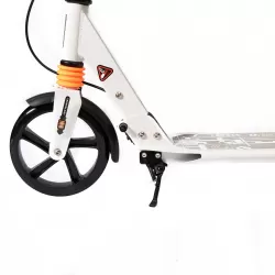 Extra Smooth Stable Ride 20cm Wheel Adult Scooter Large Two Wheel Foldable All Aluminum Youth Scooter With HandBrake