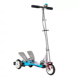 New Children Scooter Double Wing Pedal Foldable Scooter Three Wheel Kick Scooter
