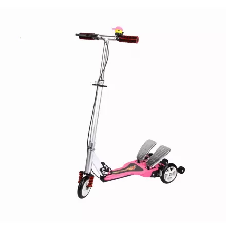 New Children Scooter Double Wing Pedal Foldable Scooter Three Wheel Kick Scooter