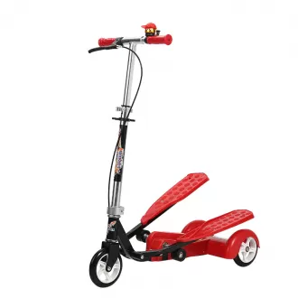 Children Foldable Scooter Three Wheel Double Wing Kick Pedal Scooter Bicycle With PU wheel