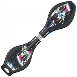 Colorful Vitality Board 6 Years Old Two Wheel Beginner Children Teenager Swing Dragon Twisting Skateboard Scooter With Flash Wheel