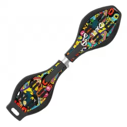 Colorful Vitality Board 6 Years Old Two Wheel Beginner Children Teenager Swing Dragon Twisting Skateboard Scooter With Flash Wheel