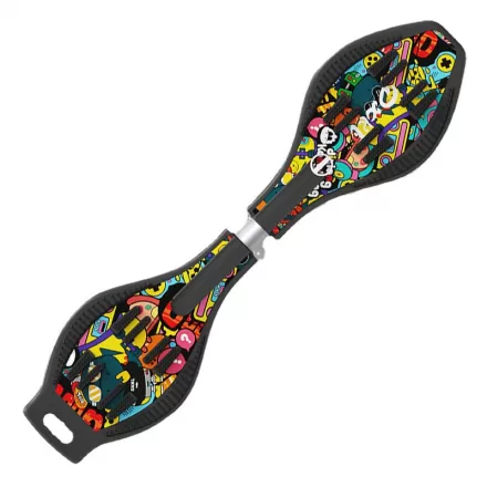 Colorful Vitality Board 6 Years Old Two Wheel Beginner Children Teenager Swing Dragon Twisting Skateboard Scooter With Flash Wheel