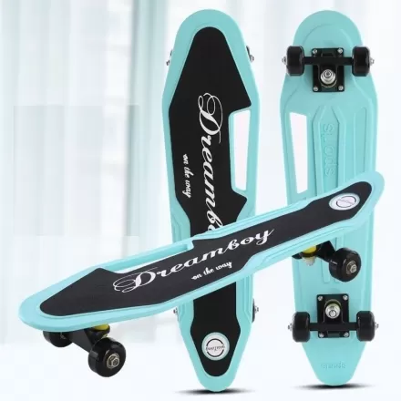 Four Wheel Fish Skateboard For Beginners Children Teenagers Banana Pedal Board Road Travel Single Climbing Skateboard