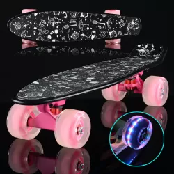 High Grade Vitality Board 6 Years Old Two Wheel Beginner Children Teenager Swing Dragon Twisting Skateboard Scooter With Flash Wheel