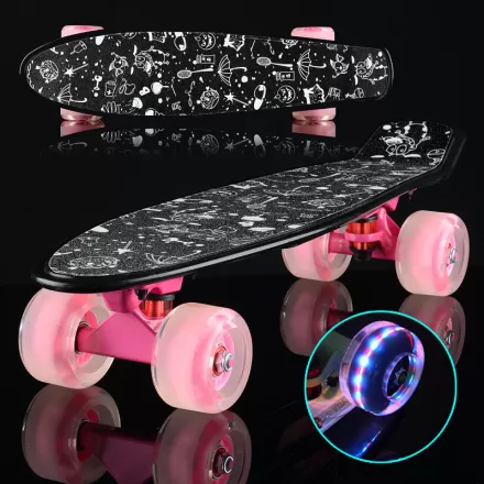 High Grade Vitality Board 6 Years Old Two Wheel Beginner Children Teenager Swing Dragon Twisting Skateboard Scooter With Flash Wheel