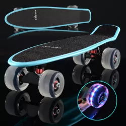 High Grade Vitality Board 6 Years Old Two Wheel Beginner Children Teenager Swing Dragon Twisting Skateboard Scooter With Flash Wheel