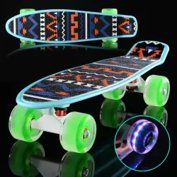 High Grade Vitality Board 6 Years Old Two Wheel Beginner Children Teenager Swing Dragon Twisting Skateboard Scooter With Flash Wheel