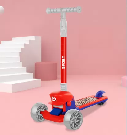 Children 1-2-3-6 years Slide 3 In 1 Children Slippery Scooter With Seat