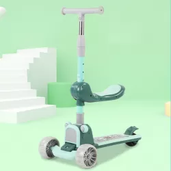 Children 1-2-3-6 years Slide 3 In 1 Children Slippery Scooter With Seat