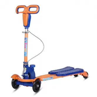 Frog Style Children Scooter Foldable Scooter For 3-6-12 Years Old Scissor Four Flash Wheel Scooter