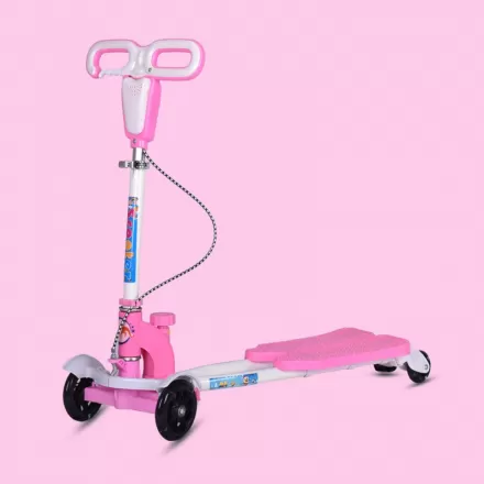 Frog Style Children Scooter Foldable Scooter For 3-6-12 Years Old Scissor Four Flash Wheel Scooter