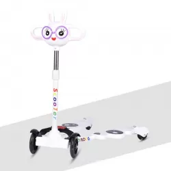 Children Frog Baby Scooter With Double Pedal Scissor Kick Scooter With Four Flash Wheel