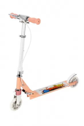 Lightweight Adult Two Wheel Scooter With HandBrake Foldable Aluminum Alloy Disc Brake Scooter