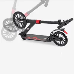 Factory Direct Sales Wholesale 145mm Wheel Adult Scooter Large Two Wheel Foldable All Aluminum Youth Scooter With Handbrake