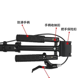 Adult Scooter Disc Brake Aluminum Alloy Children Teenage Two Wheel Foldable Cross Border Foreign Trade Kick Scooter With Handbrake