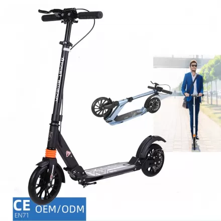 Adult Scooter Disc Brake Aluminum Alloy Children Teenage Two Wheel Foldable Cross Border Foreign Trade Kick Scooter With Handbrake