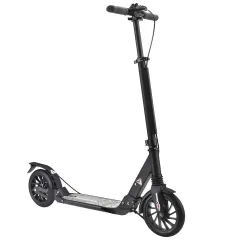 Factory Direct Adult Two Wheel Scooter With HandBrake Foldable Aluminum Alloy Disc Brake Scooter
