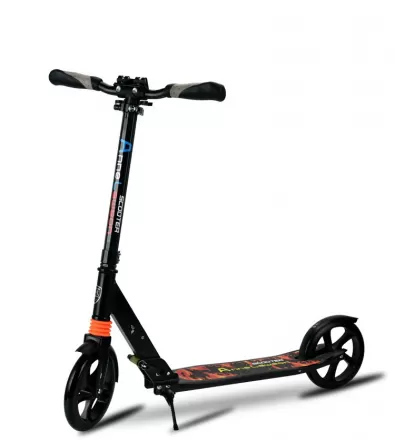 Easy Folding Mechanism Lightweight Two Wheel Aluminum Alloy Foldable 200mm Large Wheel Option Color Kick Scooter Foreign Trade