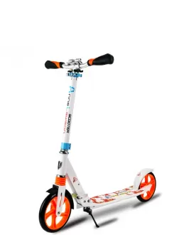 Easy Folding Mechanism Lightweight Two Wheel Aluminum Alloy Foldable 200mm Large Wheel Option Color Kick Scooter Foreign Trade