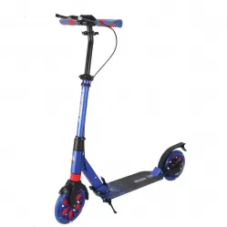 Large Two Wheels Adult Kick Scooter With Flash Wheel Aluminum Alloy Foldable Portable Scooter With HandBrake