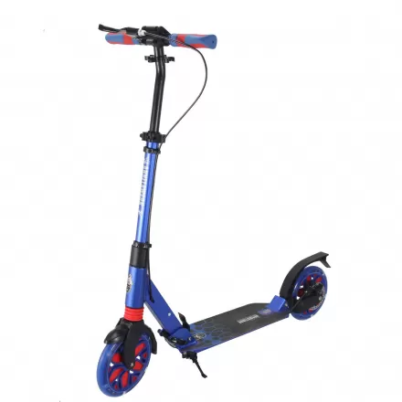 Large Two Wheels Adult Kick Scooter With Flash Wheel Aluminum Alloy Foldable Portable Scooter With HandBrake