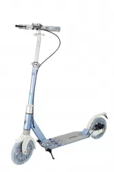 Large Two Wheels Adult Kick Scooter With Flash Wheel Aluminum Alloy Foldable Portable Scooter With HandBrake
