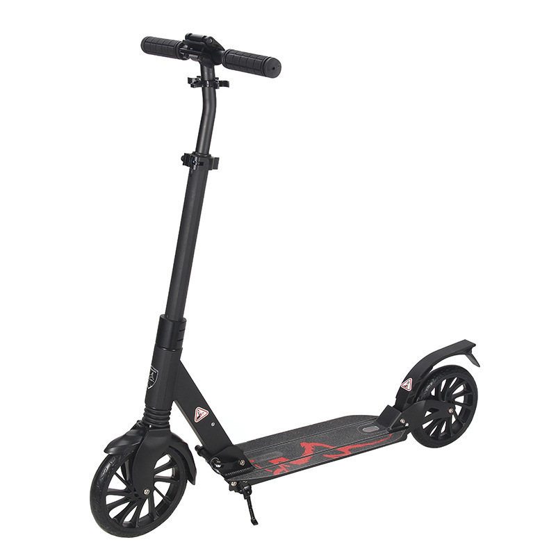 New Style Aluminum Two Wheeled Adult Scooter Children Teenagers Double Shock Absorption Foldable Scooter