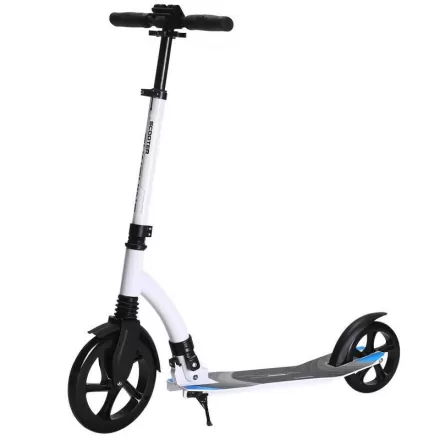 Adjustable Height Handlebars  Aluminum Two Wheeled Adult Scooter Children Teenagers Double Shock Absorption Foldable Scooter