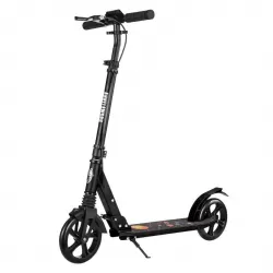 Adjustable Height Handlebars  Aluminum Two Wheeled Adult Scooter Children Teenagers Double Shock Absorption Foldable Scooter With Handbrake