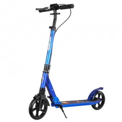 Adjustable Height Handlebars  Aluminum Two Wheeled Adult Scooter Children Teenagers Double Shock Absorption Foldable Scooter With Handbrake