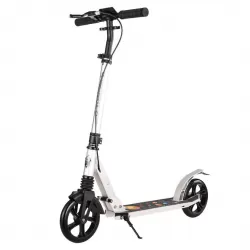 Adjustable Height Handlebars  Aluminum Two Wheeled Adult Scooter Children Teenagers Double Shock Absorption Foldable Scooter With Handbrake
