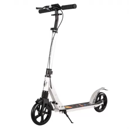 Adjustable Height Handlebars  Aluminum Two Wheeled Adult Scooter Children Teenagers Double Shock Absorption Foldable Scooter With Handbrake