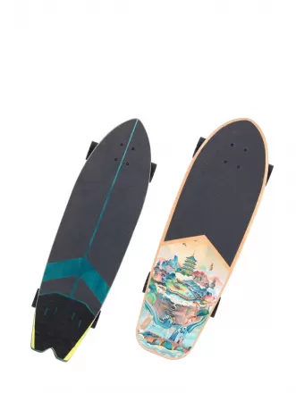 Factory Direct Supply Land Surfboard CX4 Four Wheel Pedal Free Simulation Surfing Skiing Land Surfing Teaching Basic Board Skateboard