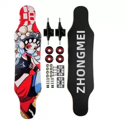 Four Wheel Skateboard Adult Street Beginner Professional Dance LongBoard Teenager Children Scooter