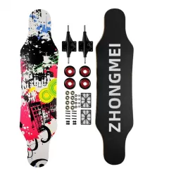 Four Wheel Skateboard Adult Street Beginner Professional Dance LongBoard Teenager Children Scooter