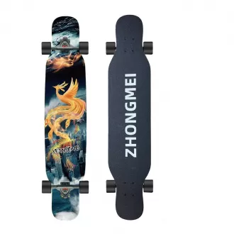 Longboard Skateboard Four Wheel Adult Street Brush Beginner Professional Dance Board Youth Scooter