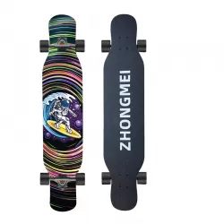 Longboard Skateboard Four Wheel Adult Street Brush Beginner Professional Dance Board Youth Scooter