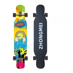 Longboard Skateboard Four Wheel Adult Street Brush Beginner Professional Dance Board Youth Scooter