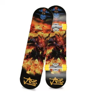 Children's beginner Four Wheel Double Climbing Road Skateboard With Flash Wheels For Teenagers