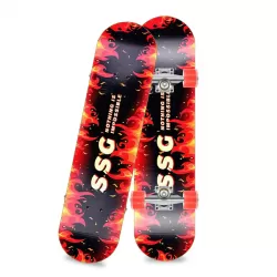 Children's beginner Four Wheel Double Climbing Road Skateboard With Flash Wheels For Teenagers