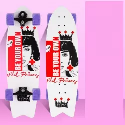Land Surfboard Skateboard Beginner Street Novice Land Rush Scooter Free Pedal Board