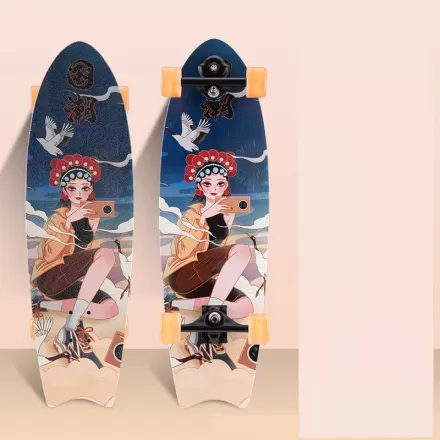 Land Surfboard Skateboard Beginner Street Novice Land Rush Scooter Free Pedal Board