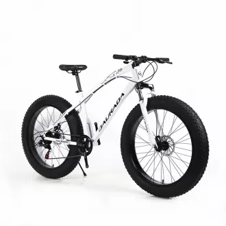 High Carbon Steel Double Disc Brakes Speed Off Road 4.0 Wide Tires Beach Mountain Bike