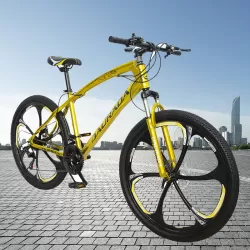 High Carbon Steel Double Disc Brake Spoke Wheel Adult Off Road Variable Speed Mountain Bike
