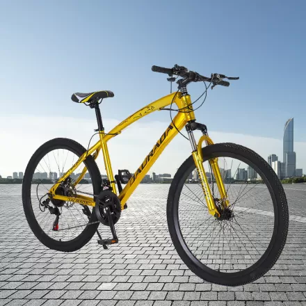 High Carbon Steel Double Disc Brake Spoke Wheel Adult Off Road Variable Speed Mountain Bike